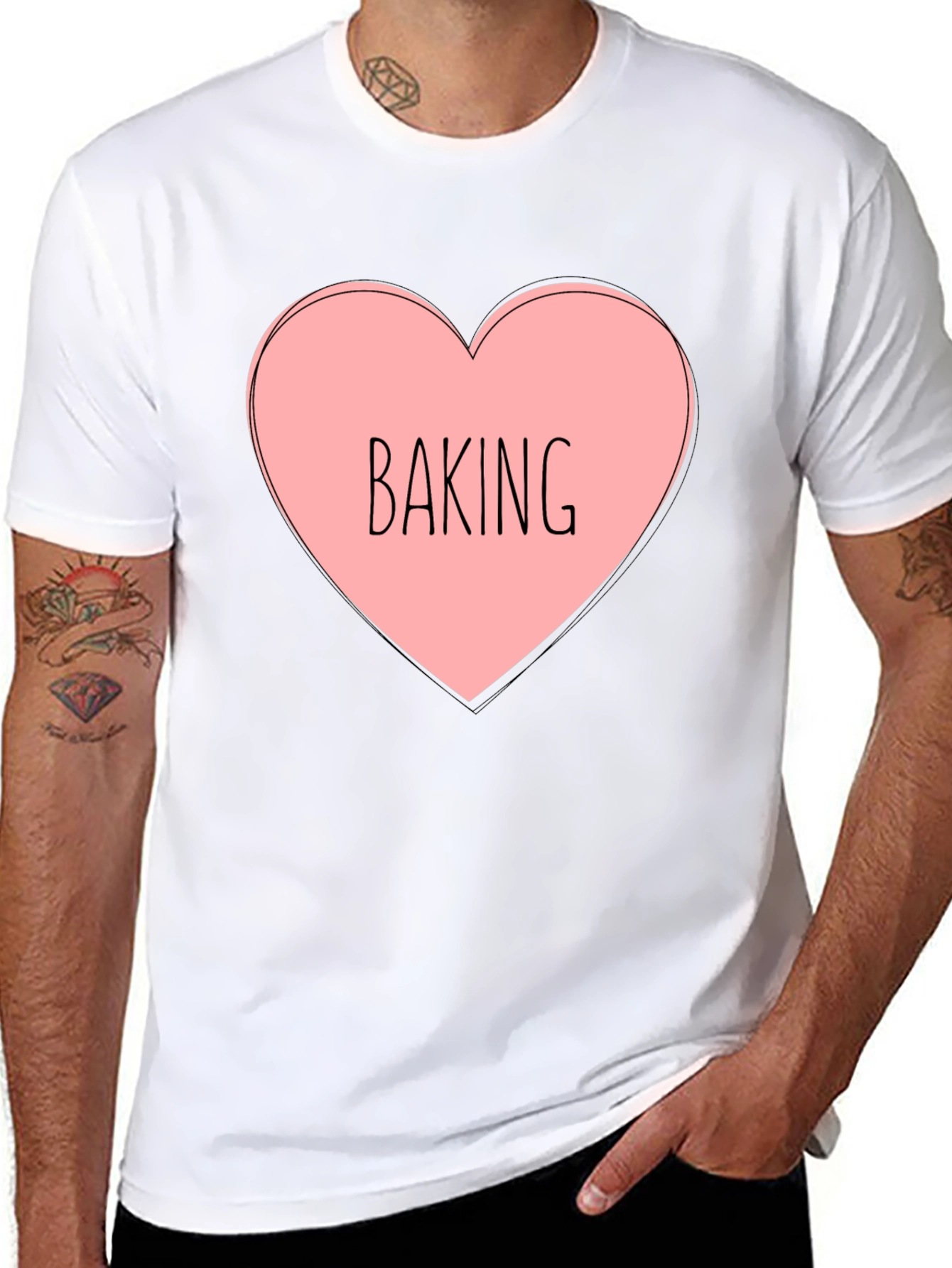 Baking Heart T-Shirt - Foodie Fashion