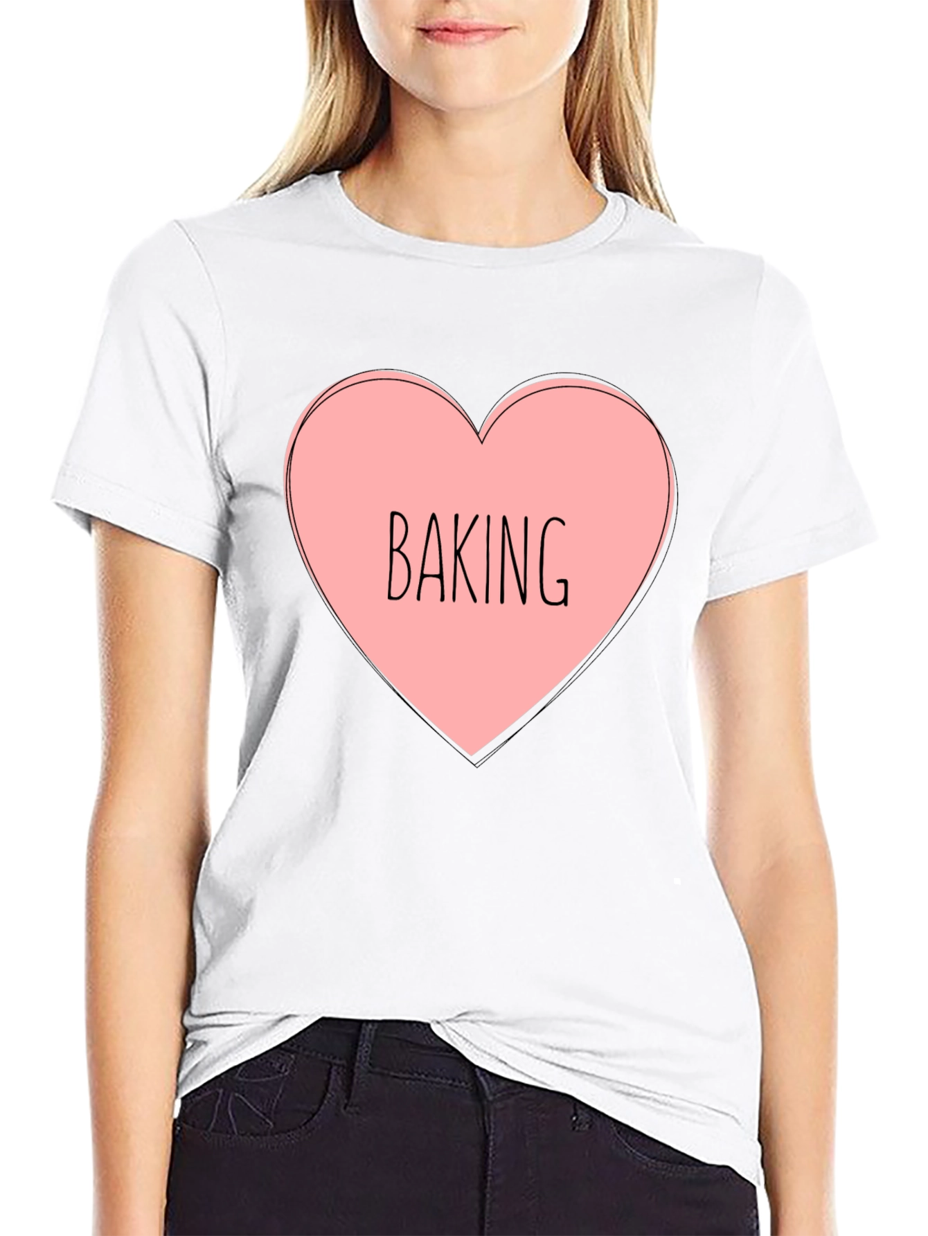 Baking Heart T-Shirt - Foodie Fashion