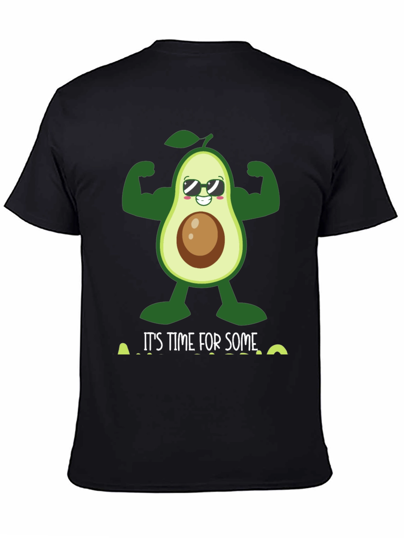 Funny Avocado Gym T-Shirt - Time For Some Guac!