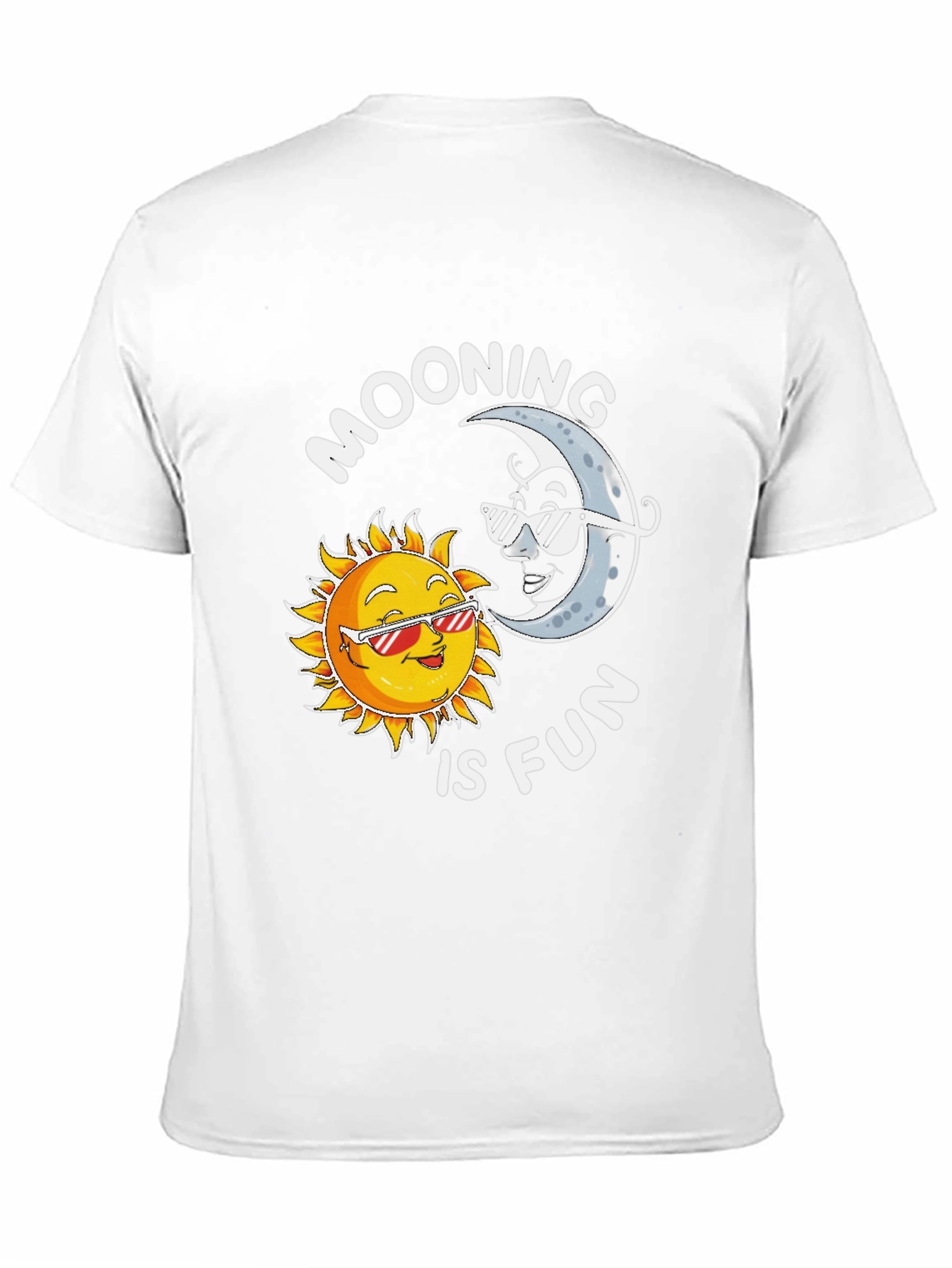 Moons and Suns Graphic Tee - Funky Casual Shirt