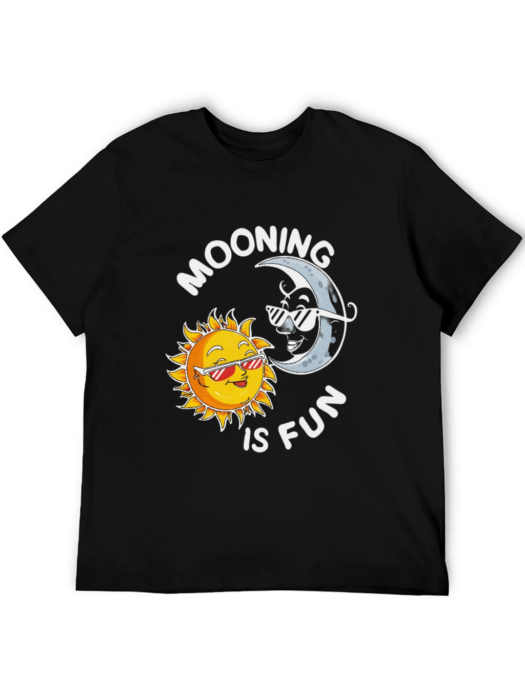 Moons and Suns Graphic Tee - Funky Casual Shirt
