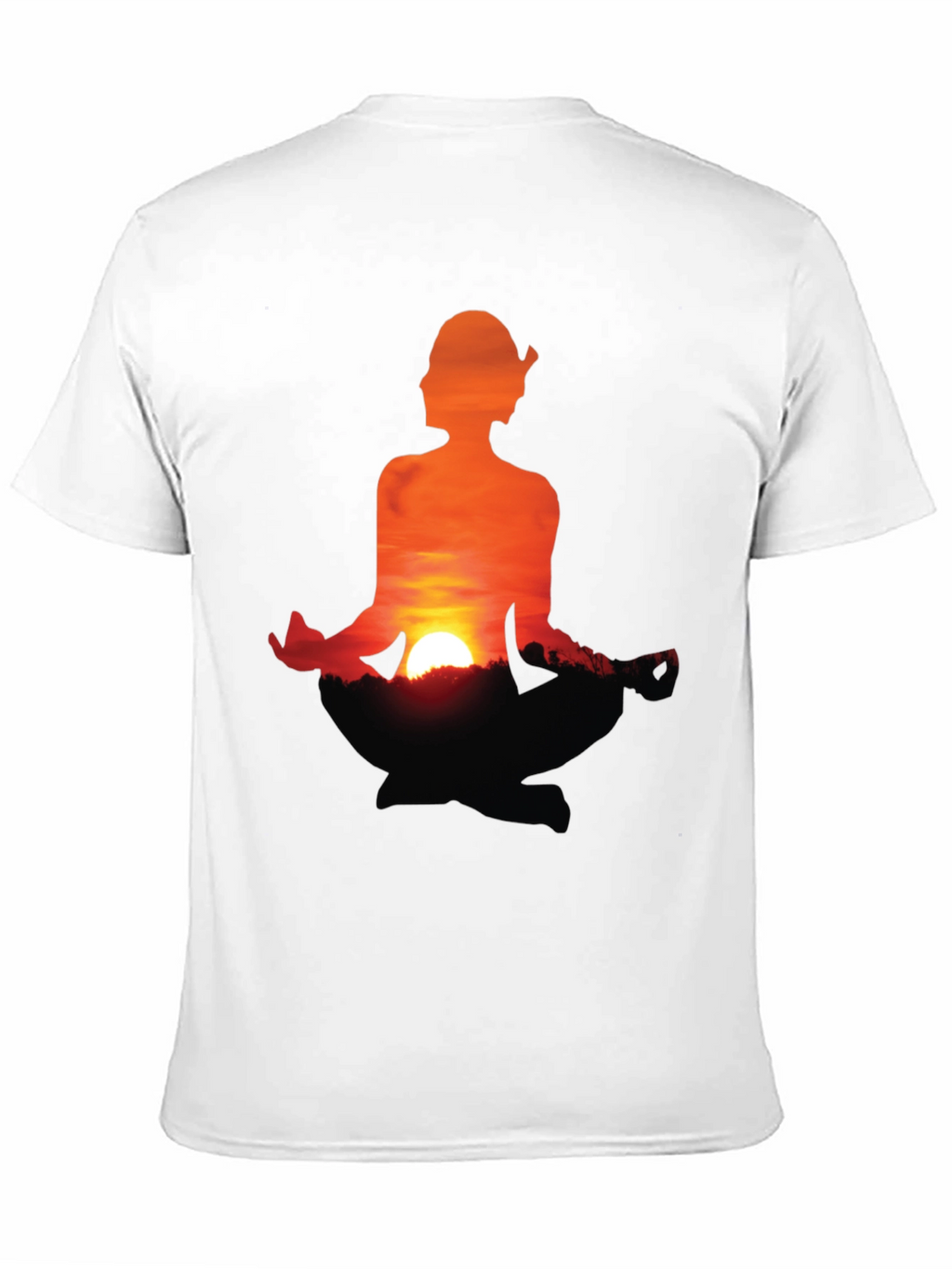 Sunset Meditation T-Shirt - Peaceful Graphic Tee