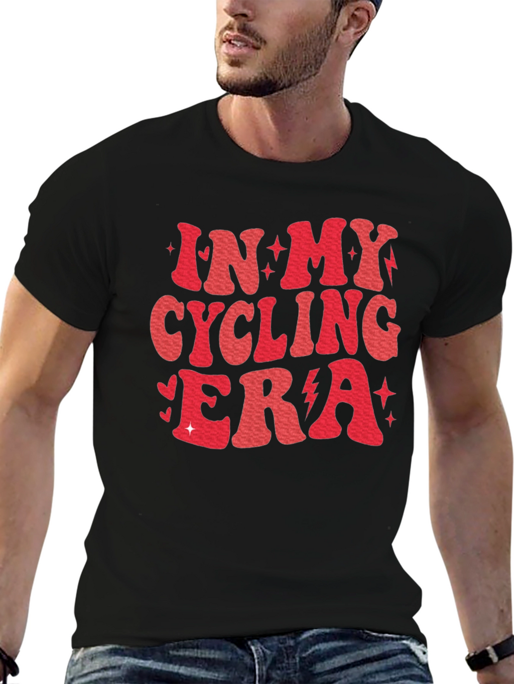 In My Cycling Era Black T-Shirt