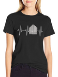 Organ Pipe Heartbeat T-Shirt - Musician Tee