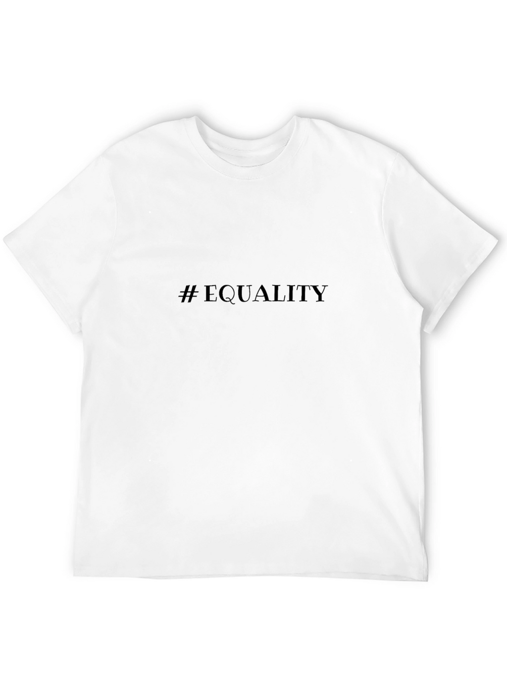 Equality T-Shirt - Black Crew Neck