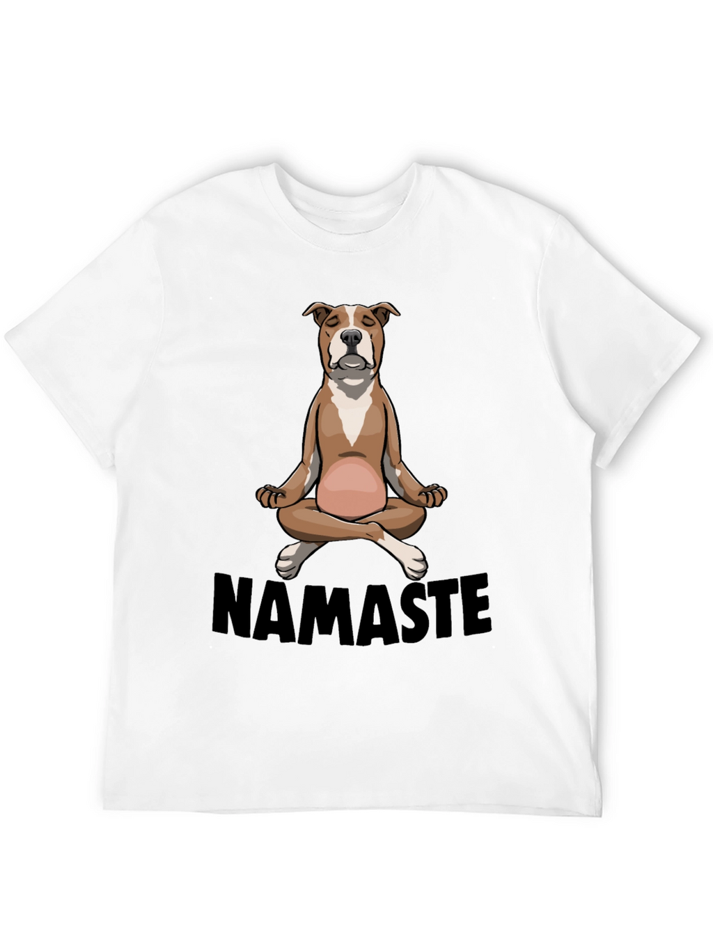 Namaste Dog T-Shirt - Meditating Pup Tee