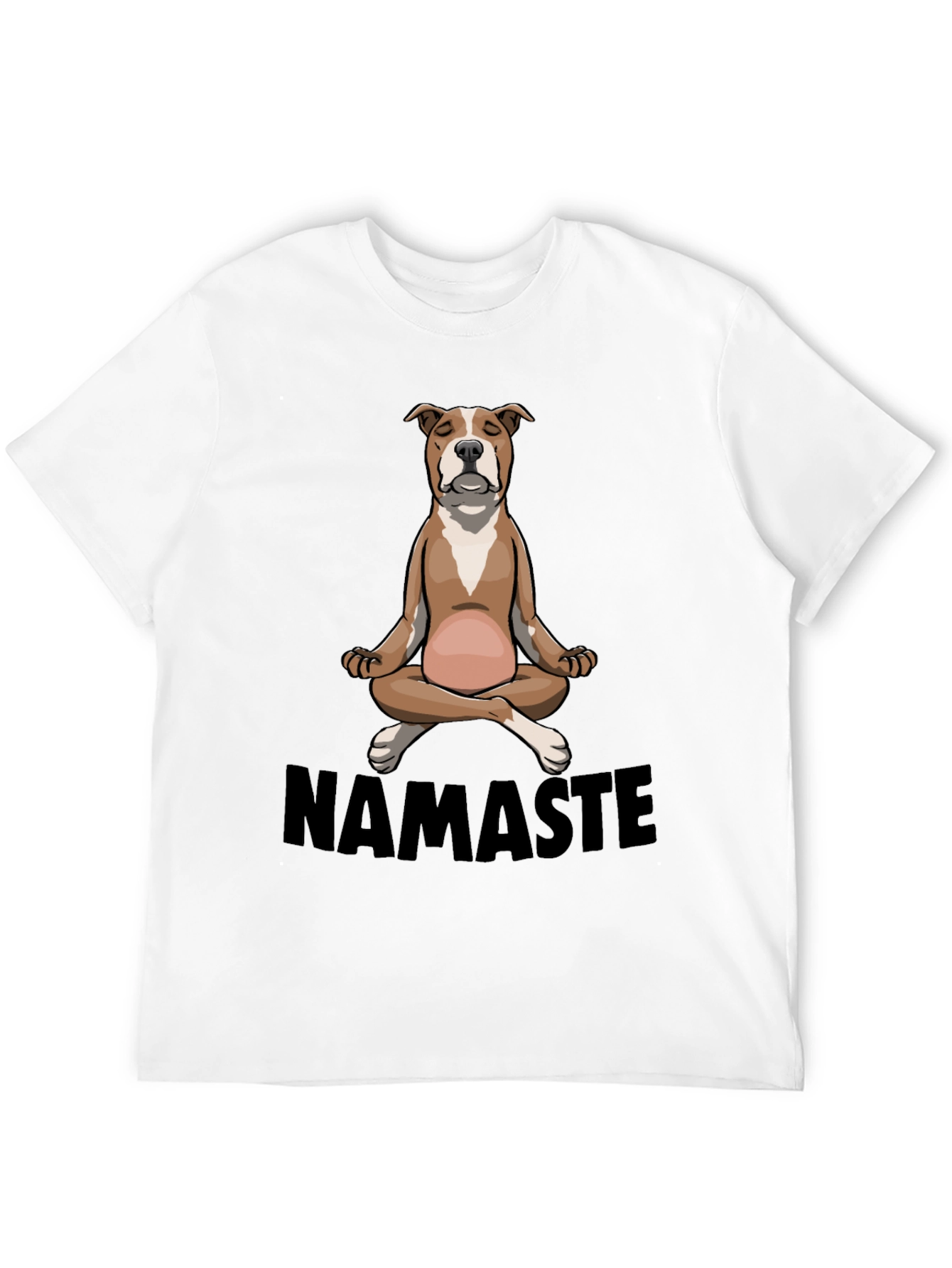Namaste Dog T-Shirt - Meditating Pup Tee