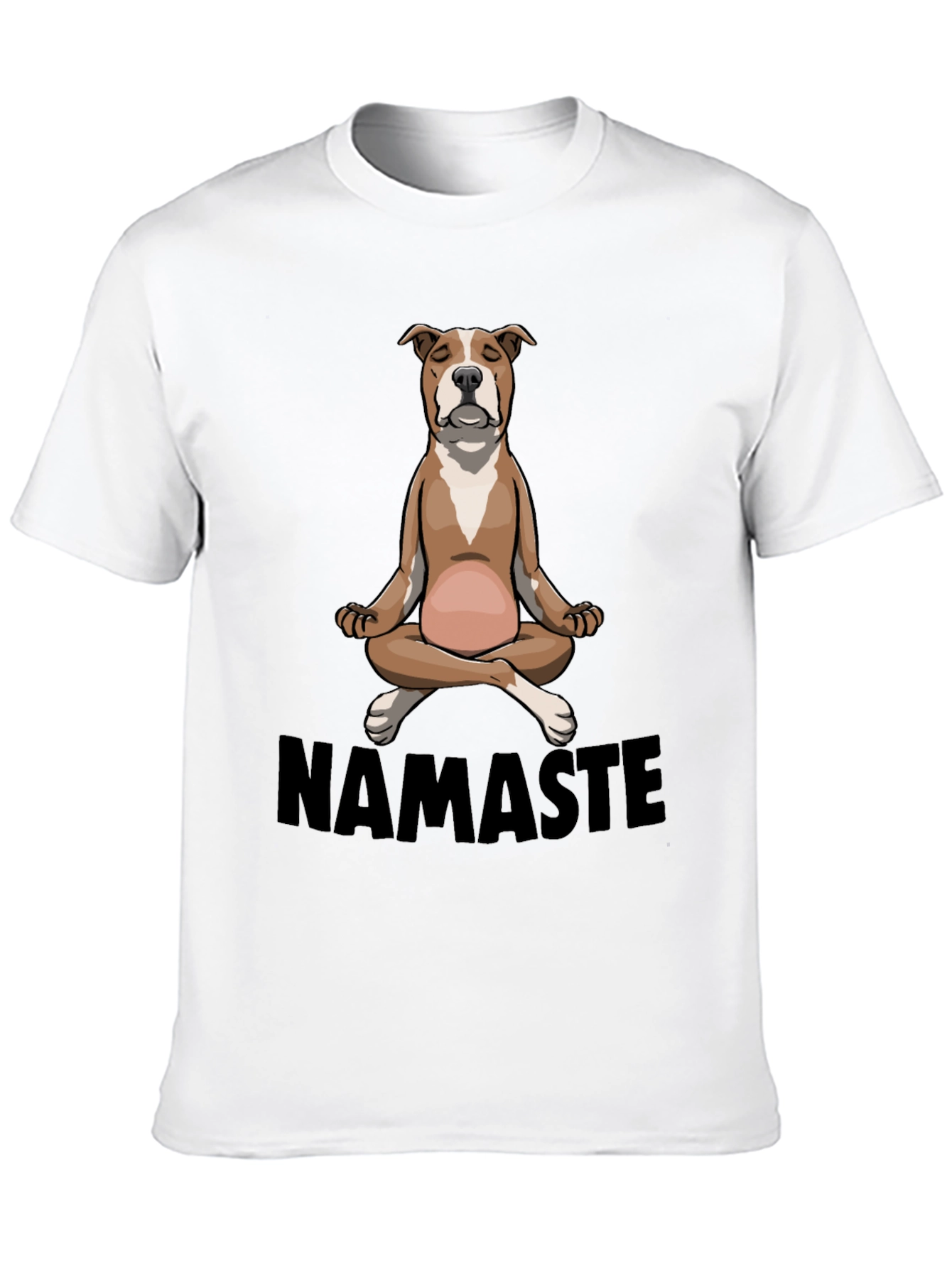 Namaste Dog T-Shirt - Meditating Pup Tee