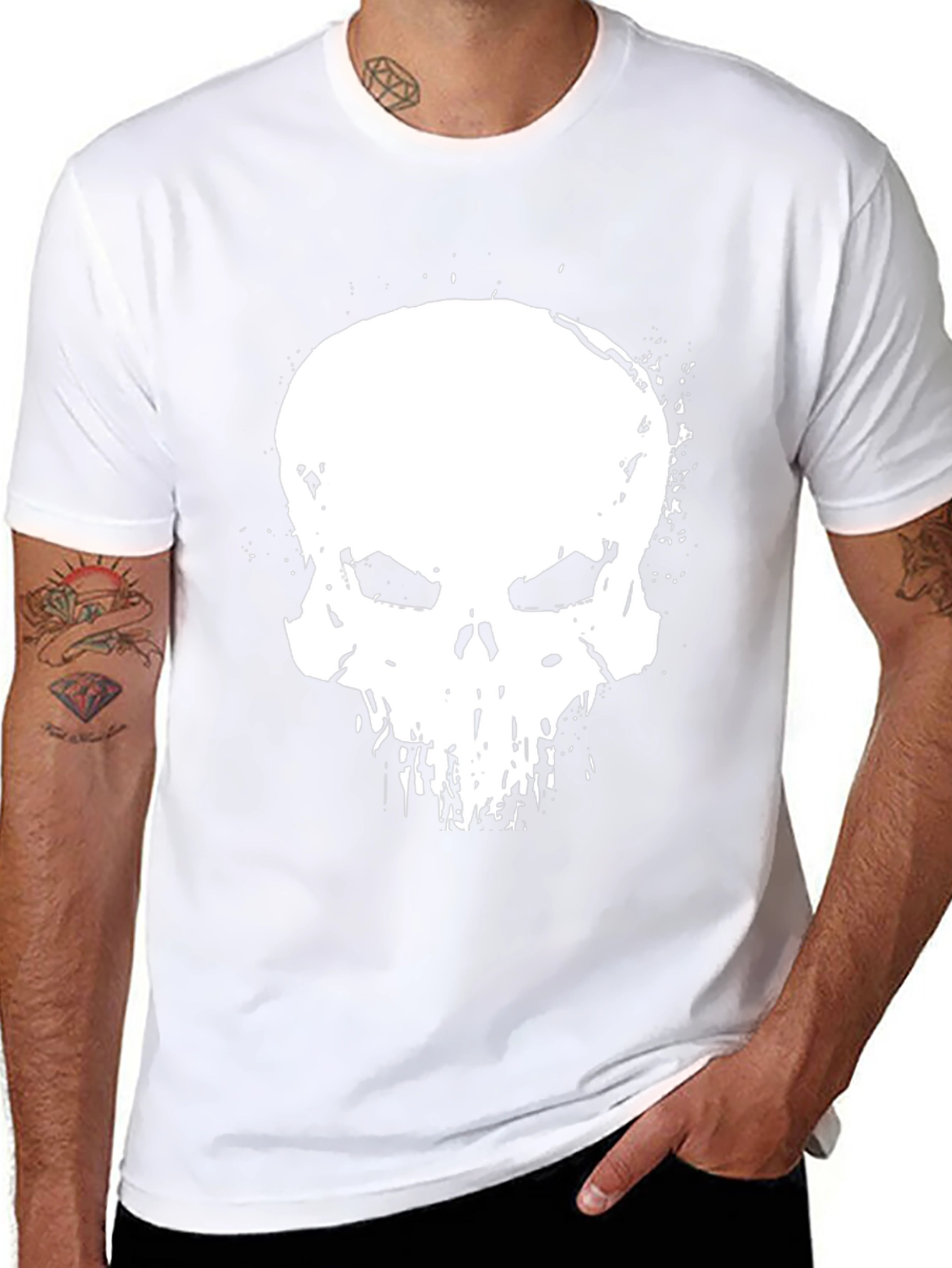 Skull Graphic Black T-Shirt