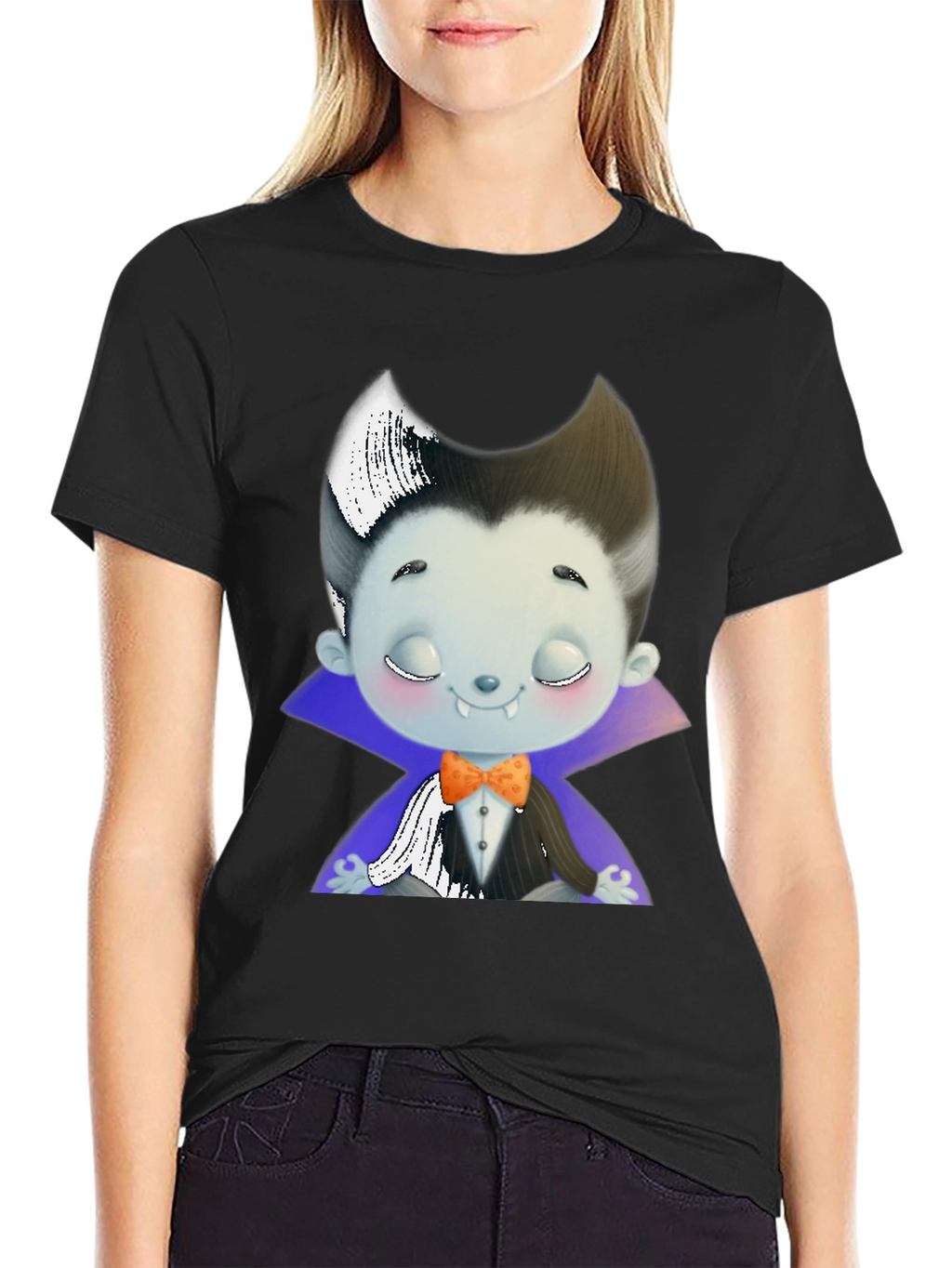 Cute Vampire Cartoon T-Shirt