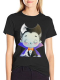 Cute Vampire Cartoon T-Shirt