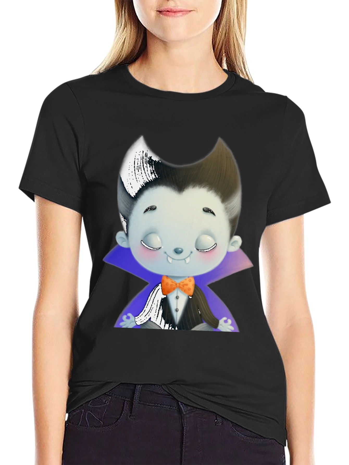Cute Vampire Cartoon T-Shirt