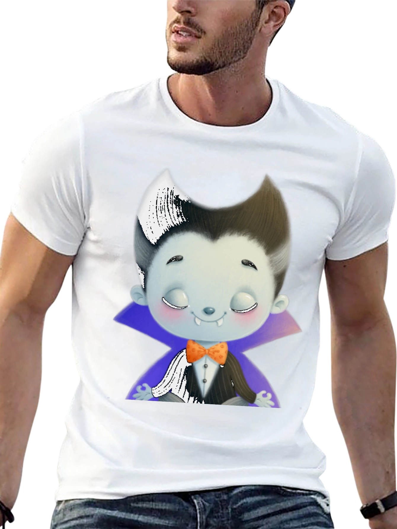 Cute Vampire Cartoon T-Shirt