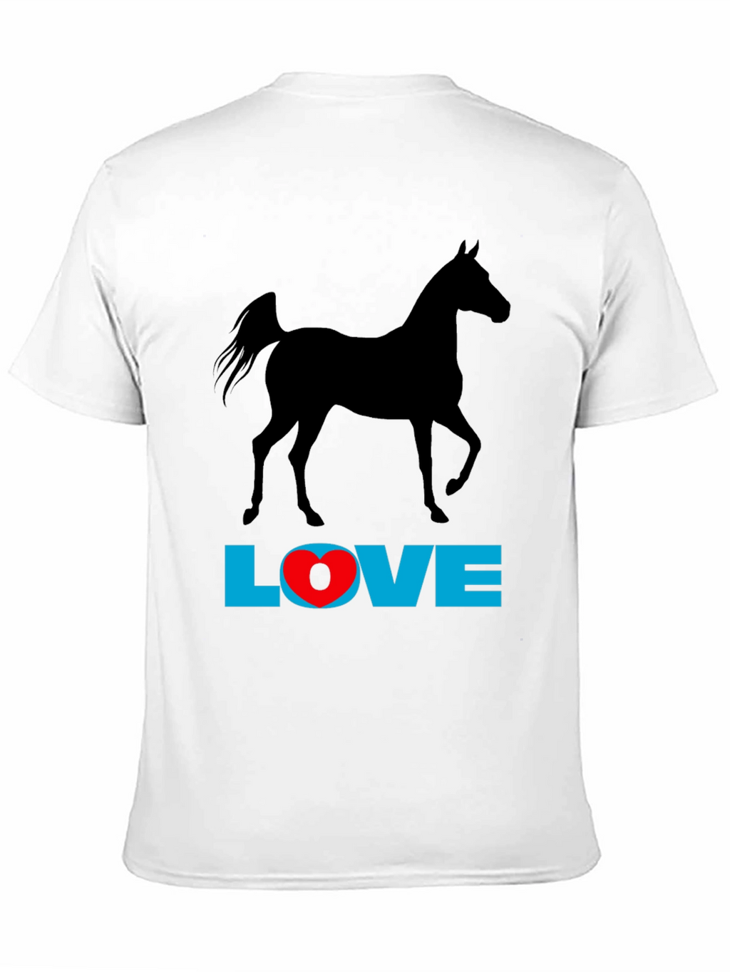 Horse Love Graphic Tee - Black