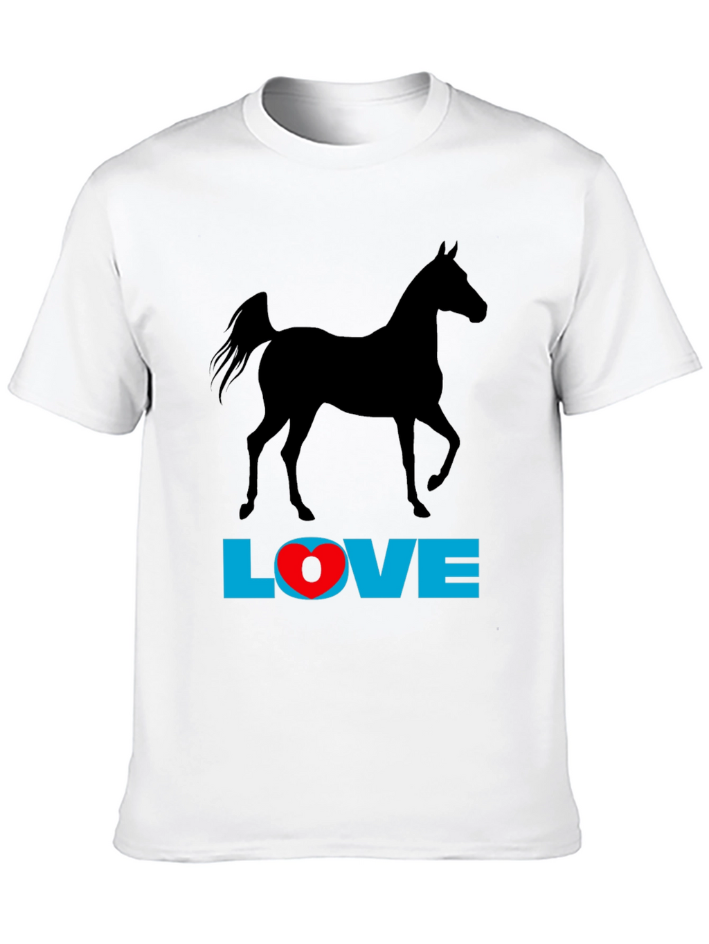 Horse Love Graphic Tee - Black