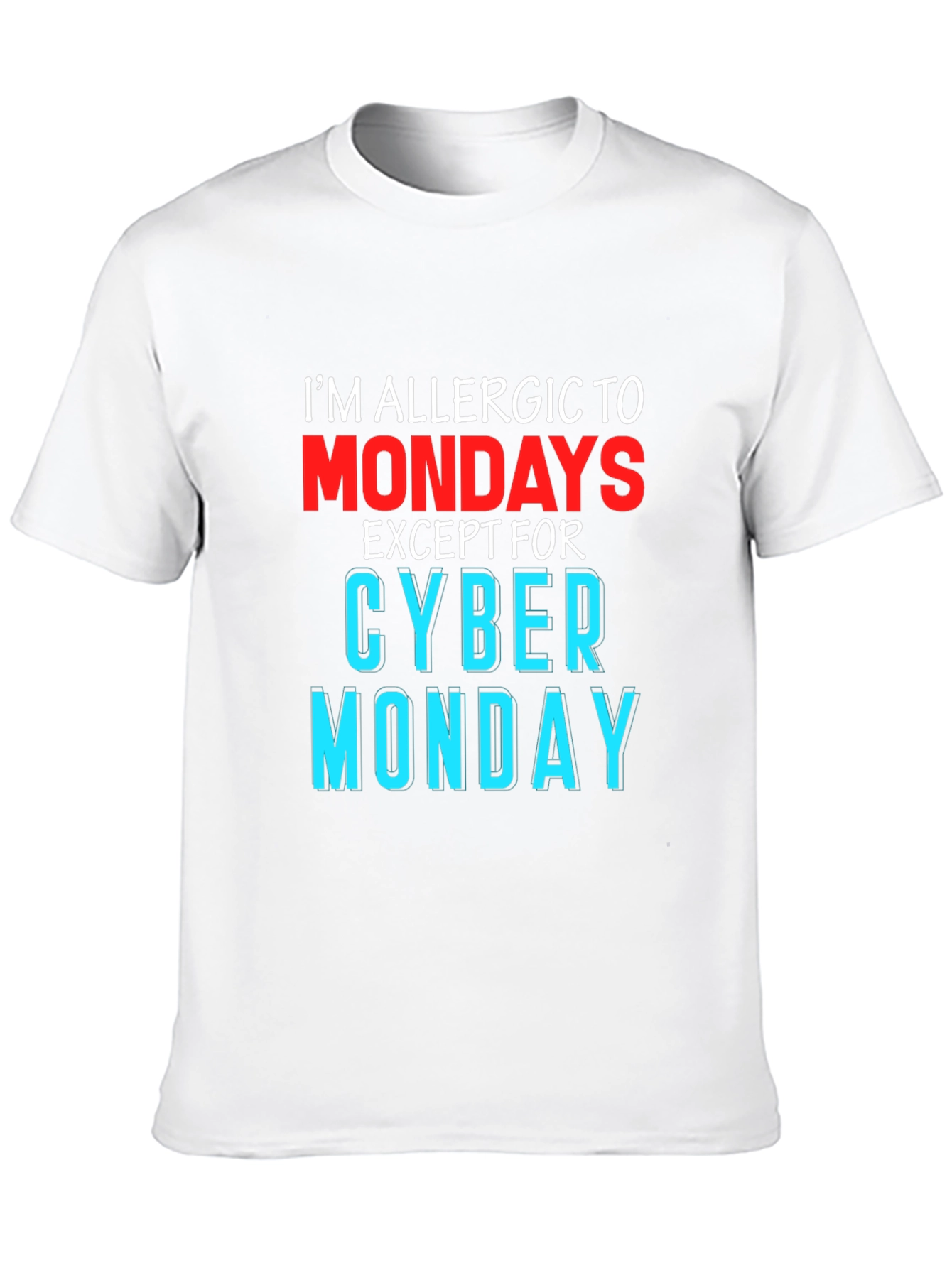Funny Im Allergic to Mondays T-Shirt