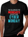 Funny Im Allergic to Mondays T-Shirt