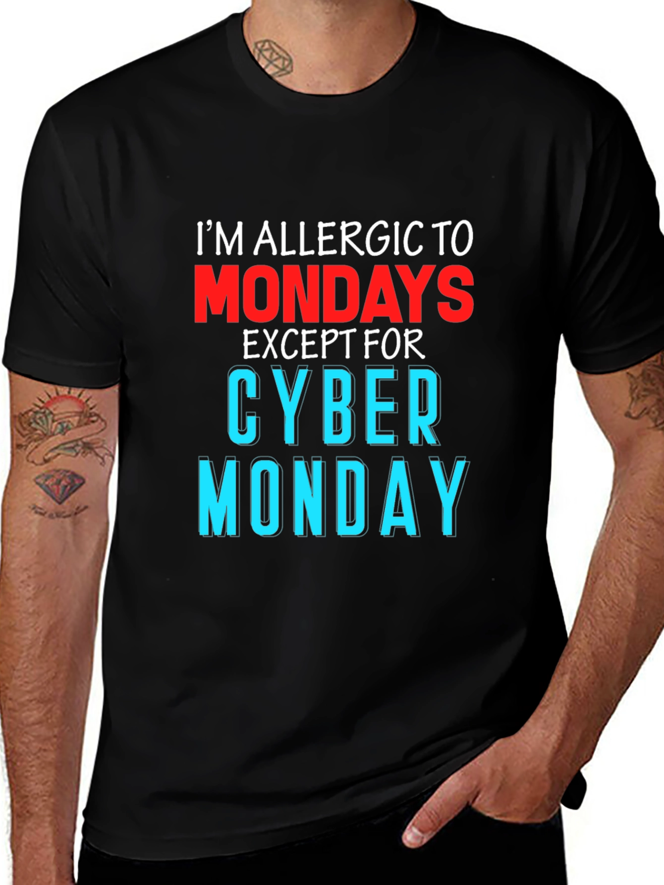 Funny Im Allergic to Mondays T-Shirt