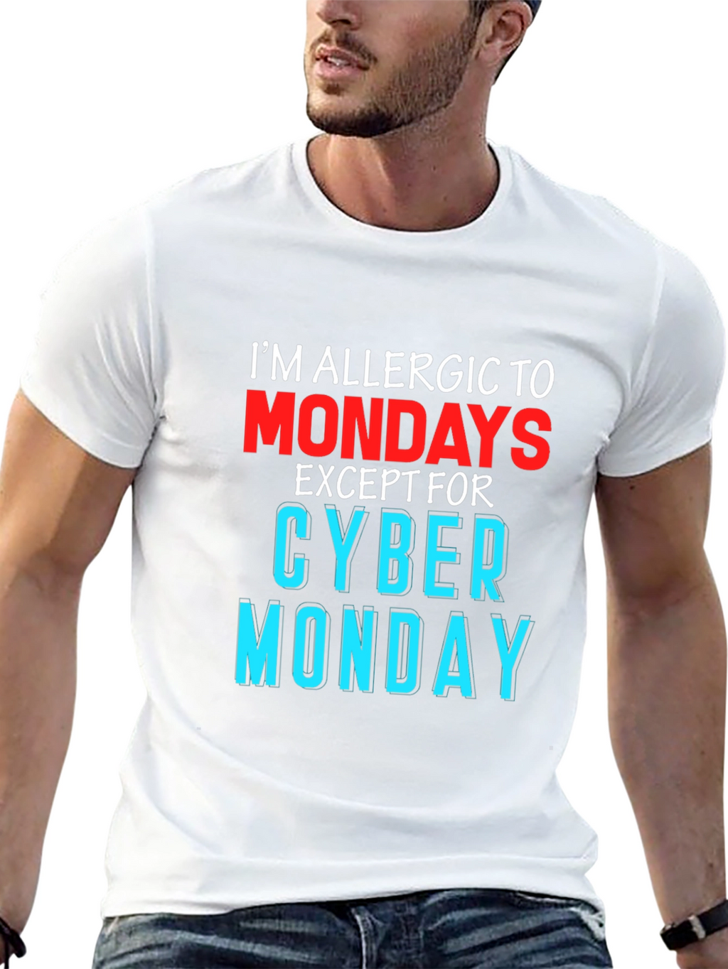 Funny Im Allergic to Mondays T-Shirt