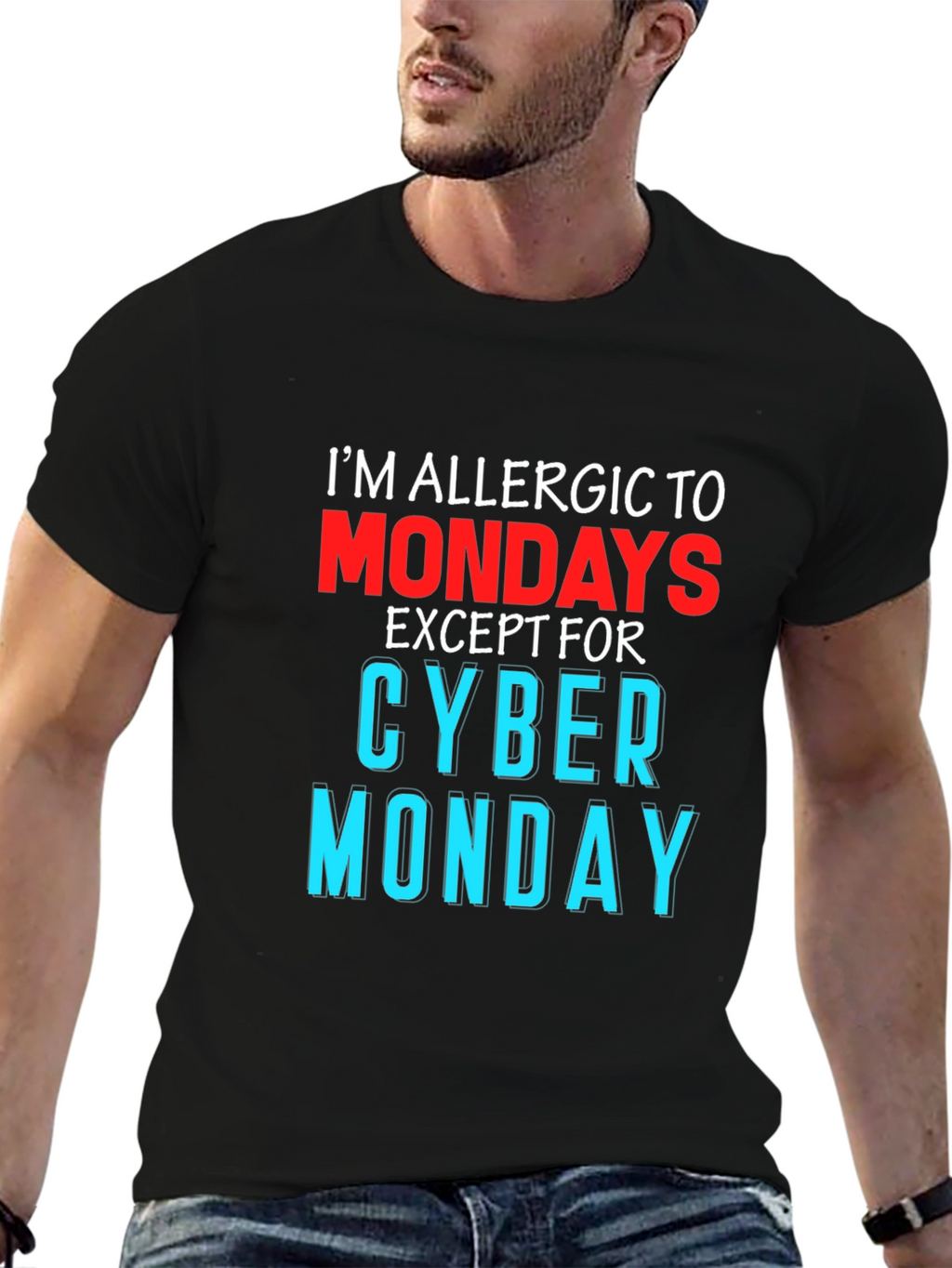 Funny Im Allergic to Mondays T-Shirt