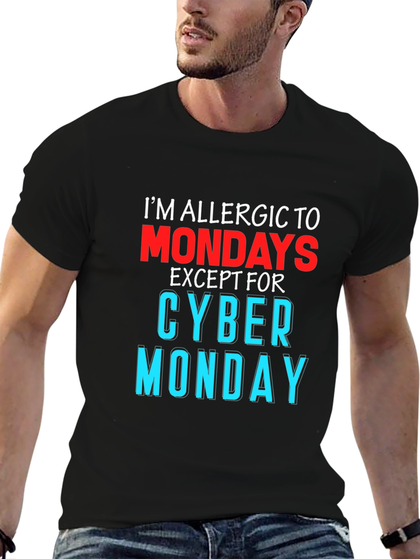 Funny Im Allergic to Mondays T-Shirt