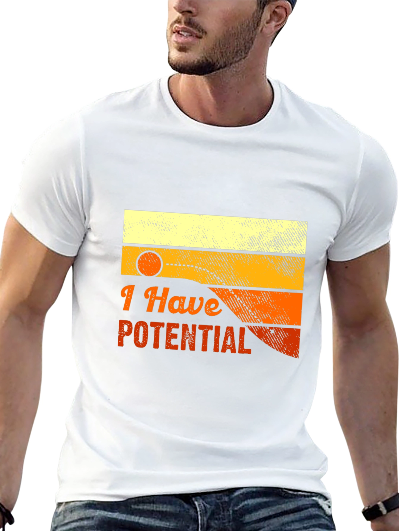 I Have Potential Graphic Tee - Black