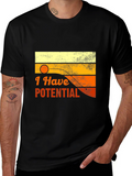 I Have Potential Graphic Tee - Black