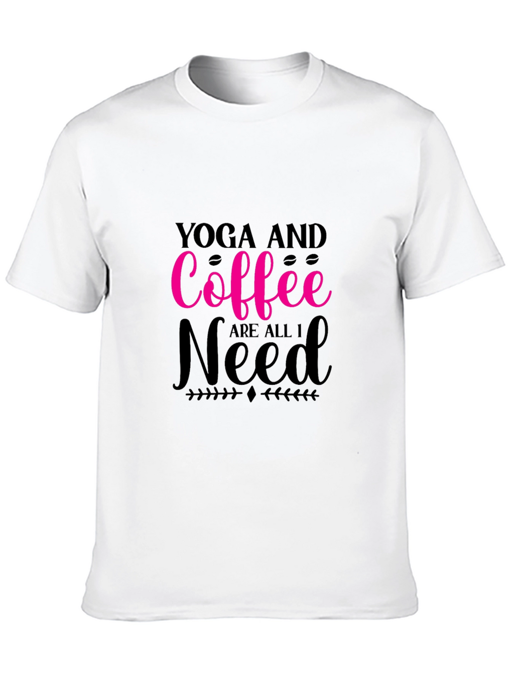 Yoga & Coffee T-Shirt: Relax Recharge Repeat!
