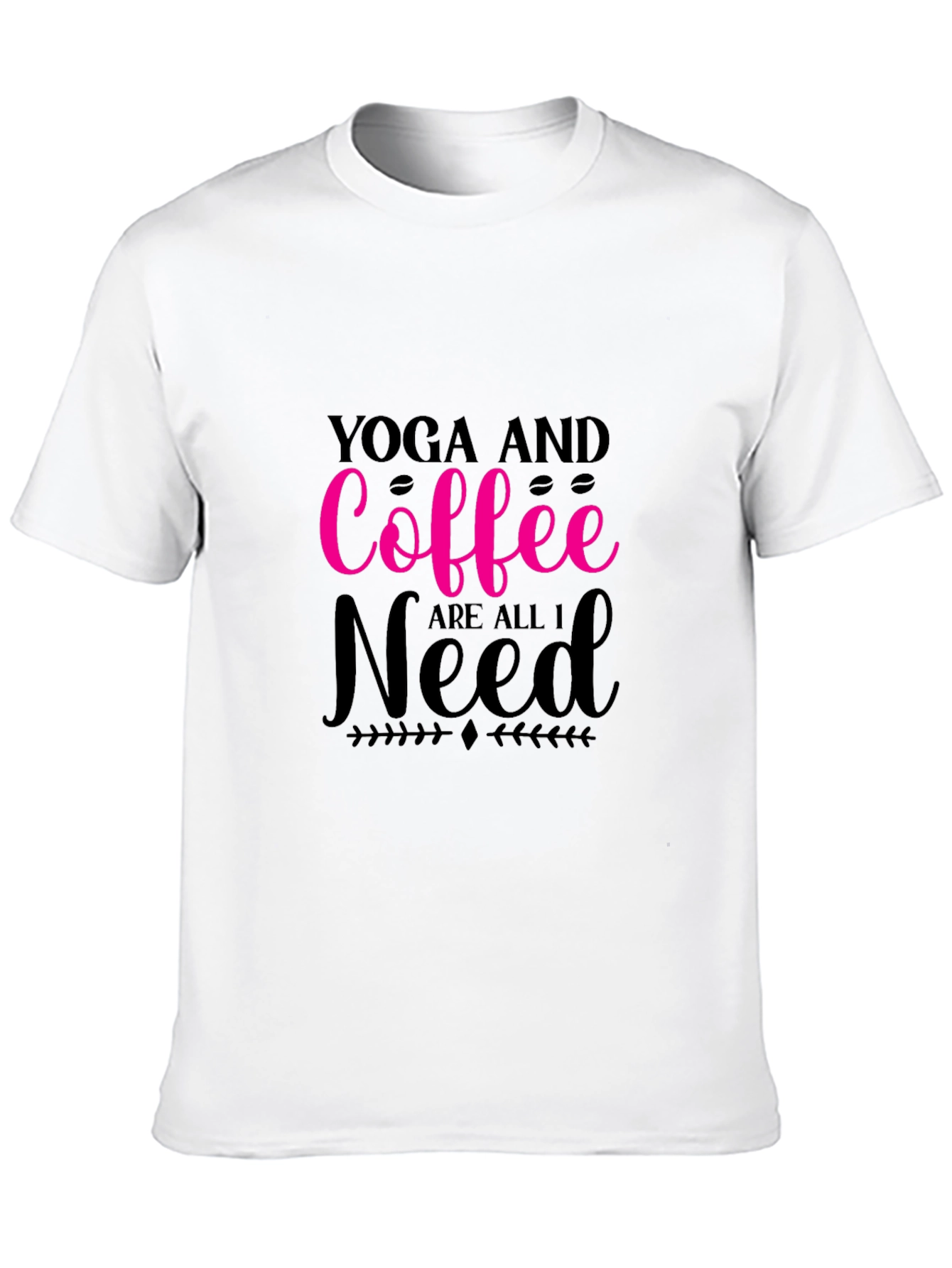 Yoga & Coffee T-Shirt: Relax Recharge Repeat!