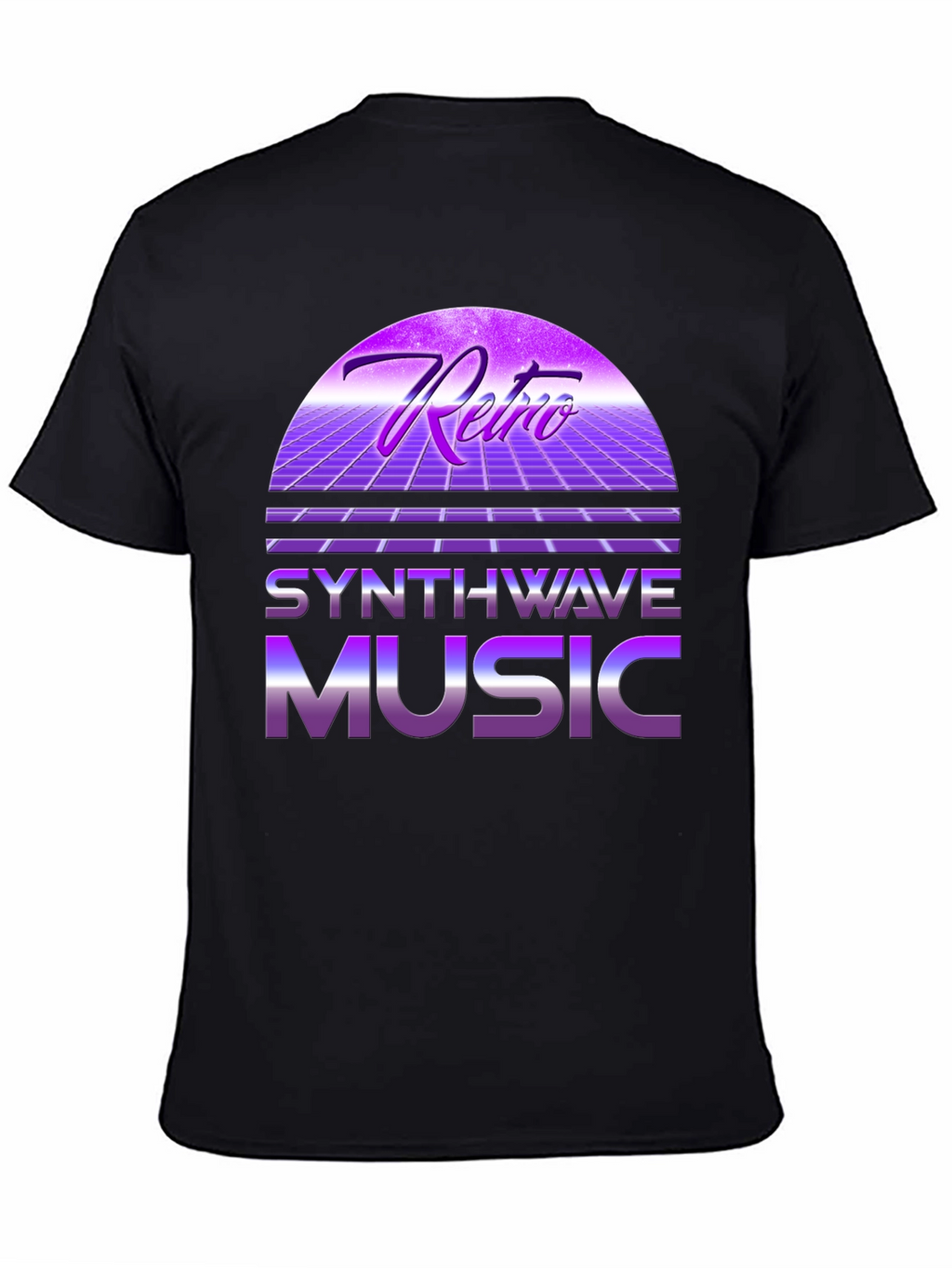 Retro Synthwave Music T-Shirt