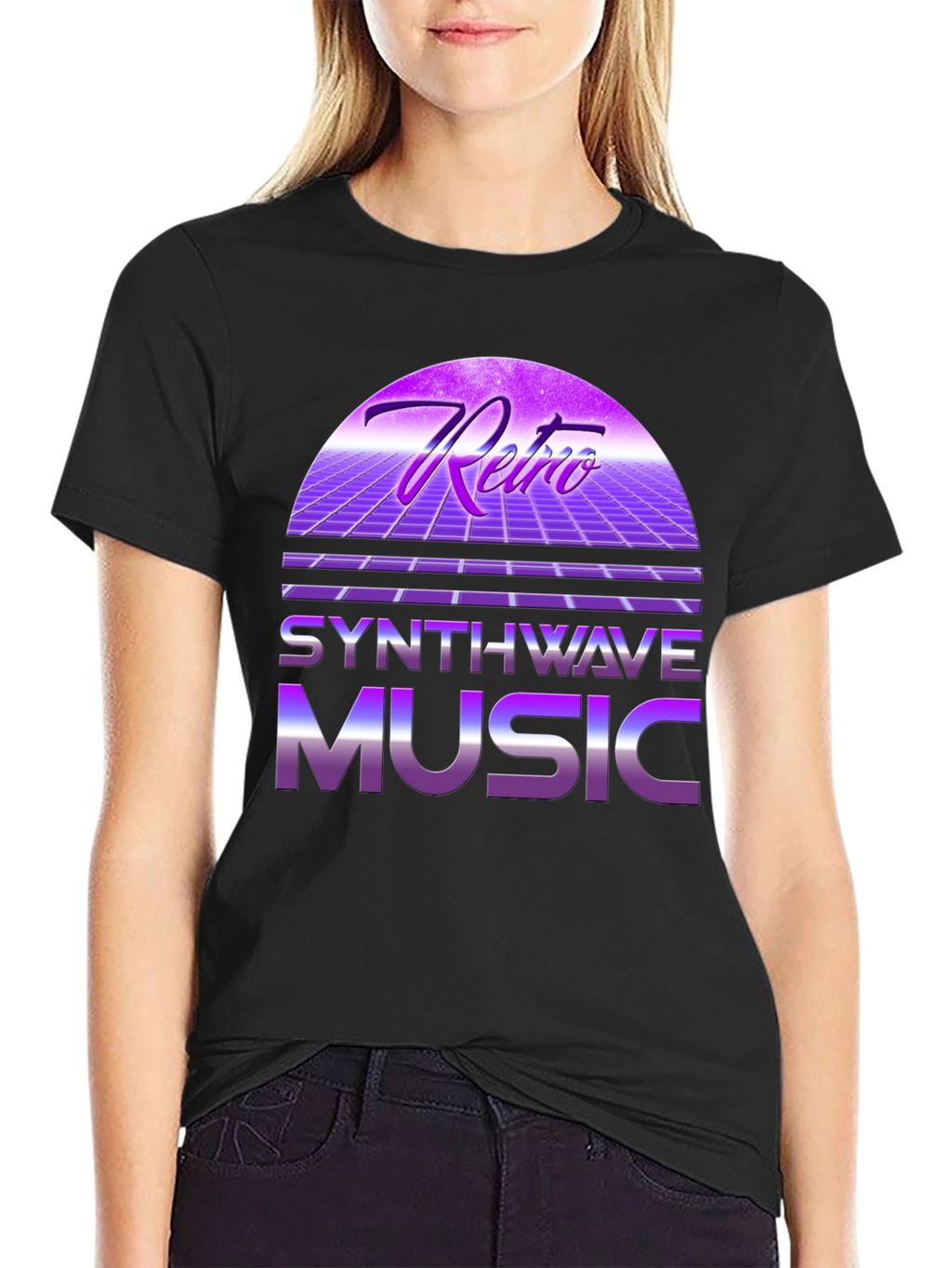 Retro Synthwave Music T-Shirt