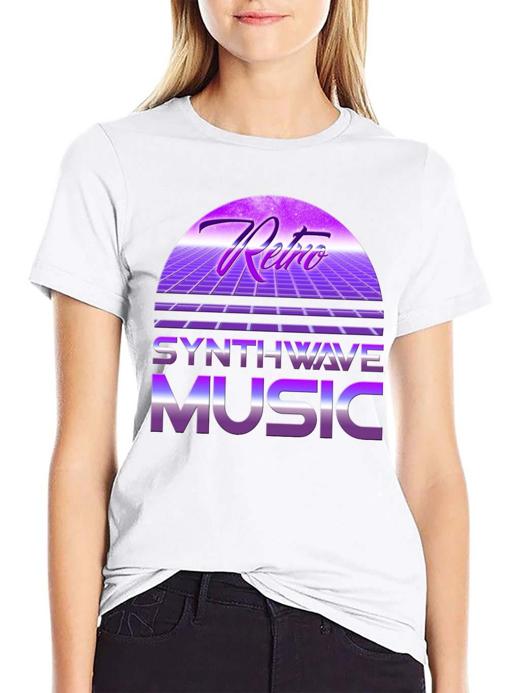 Retro Synthwave Music T-Shirt