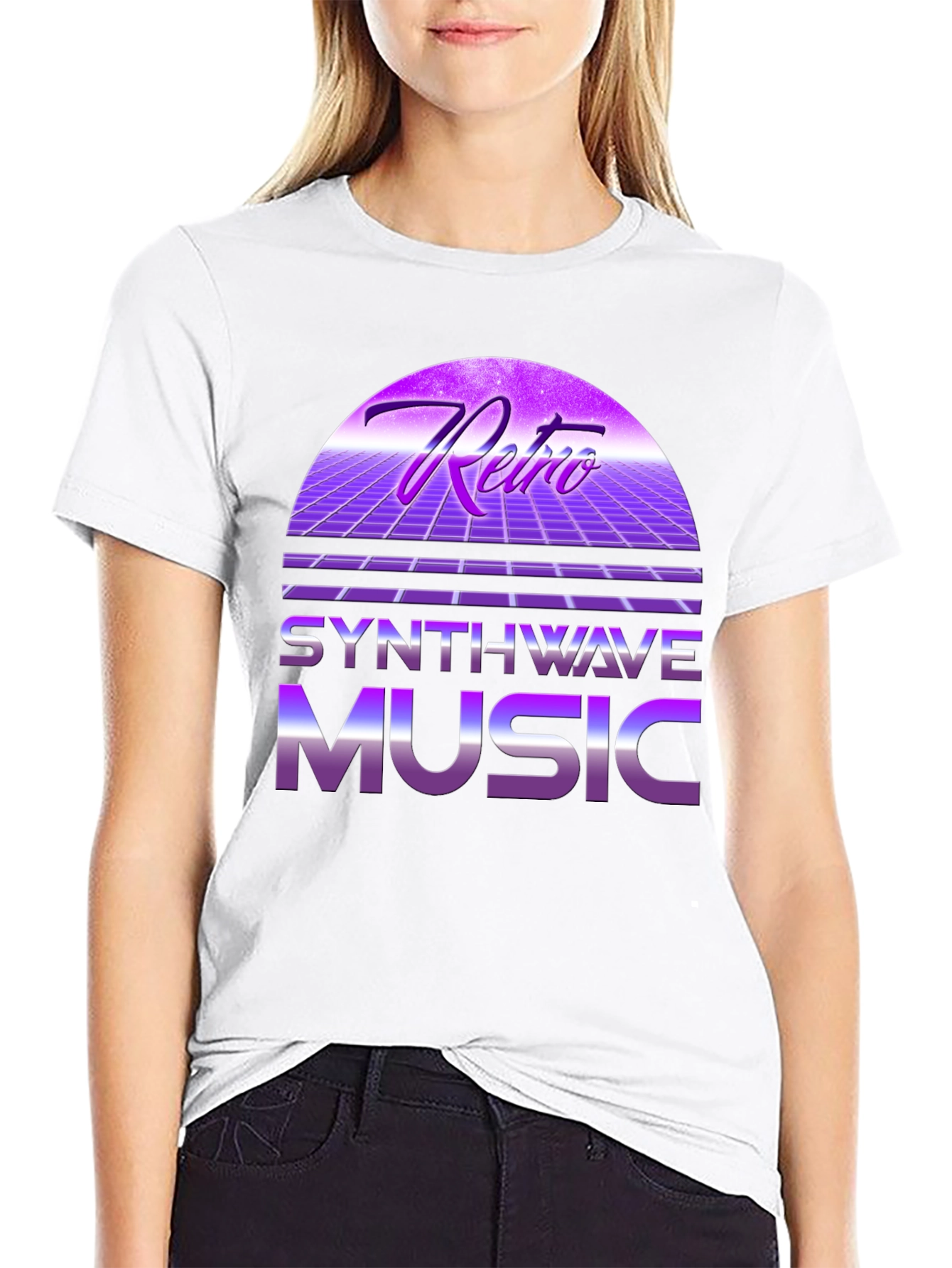 Retro Synthwave Music T-Shirt