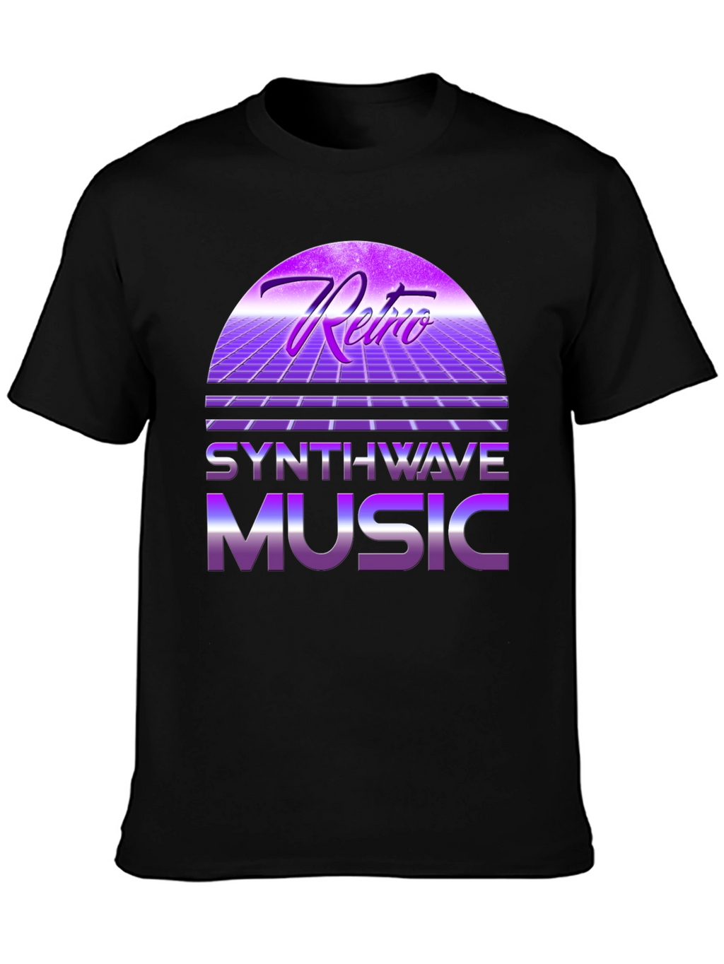 Retro Synthwave Music T-Shirt