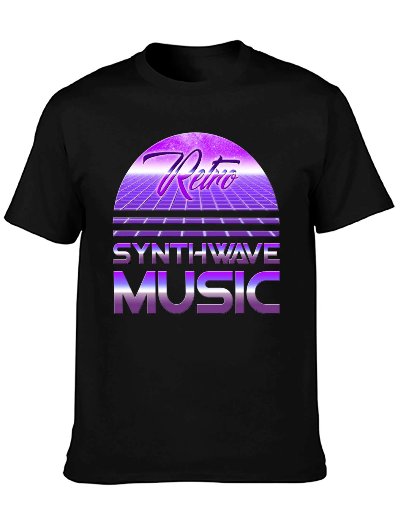 Retro Synthwave Music T-Shirt