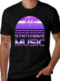 Retro Synthwave Music T-Shirt