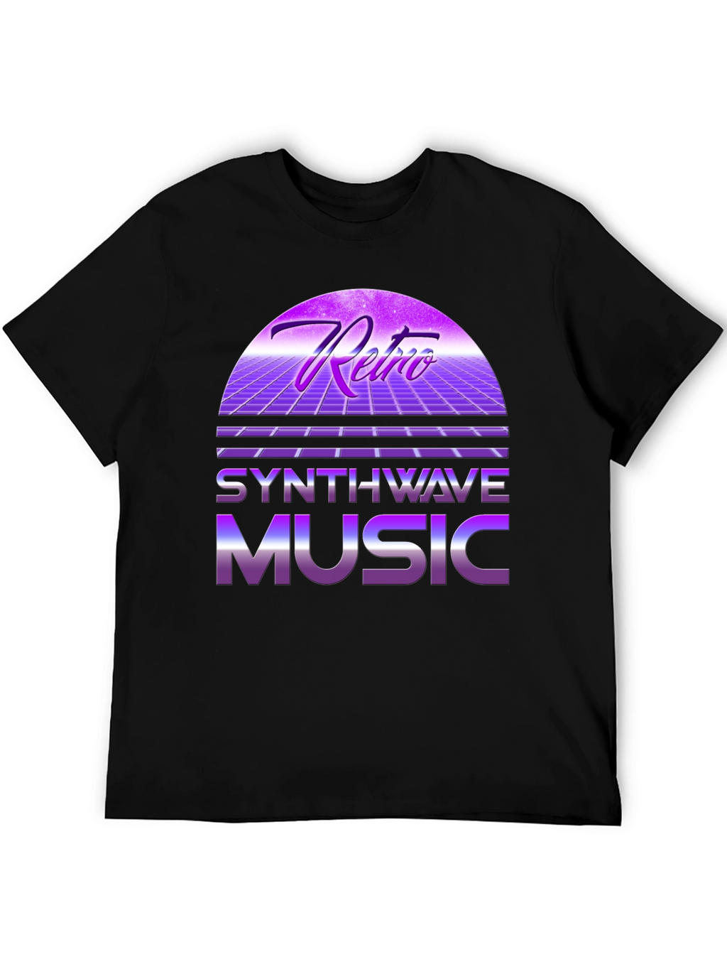 Retro Synthwave Music T-Shirt