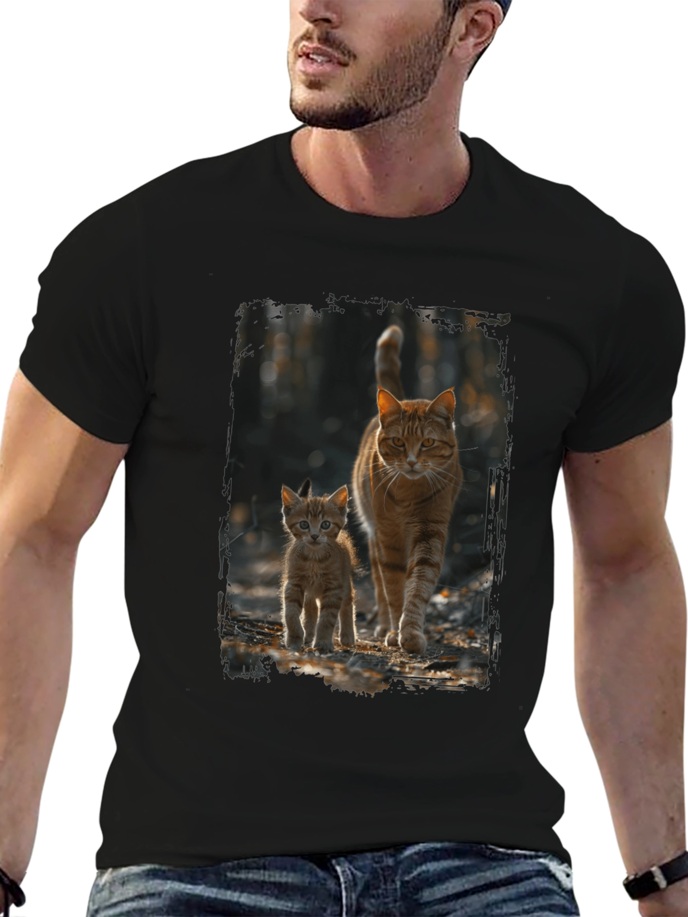 Cats & Kitten Graphic T-Shirt
