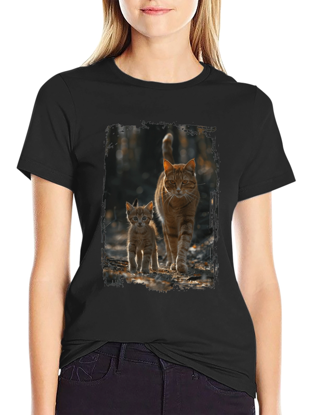 Cats & Kitten Graphic T-Shirt