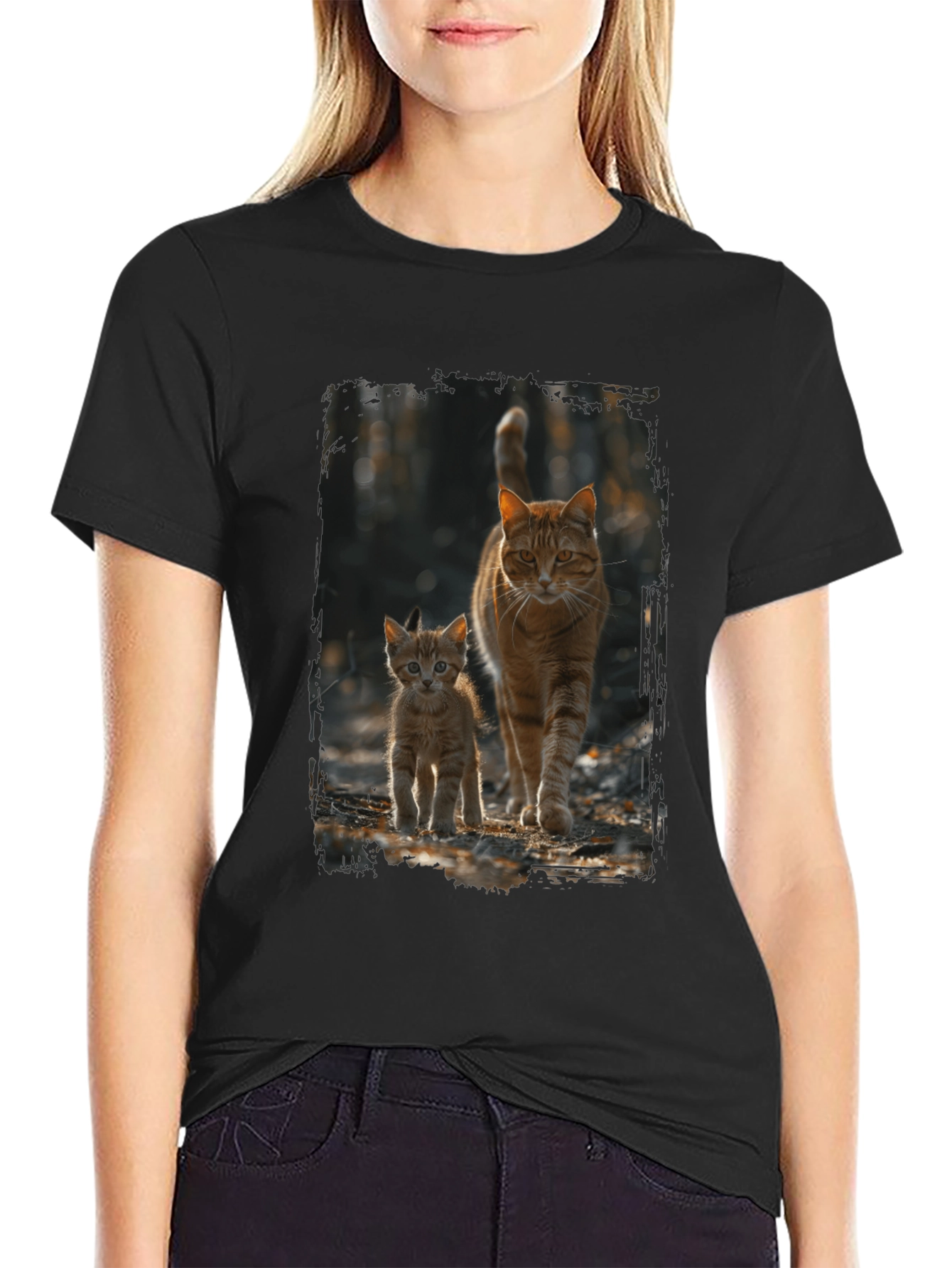 Cats & Kitten Graphic T-Shirt
