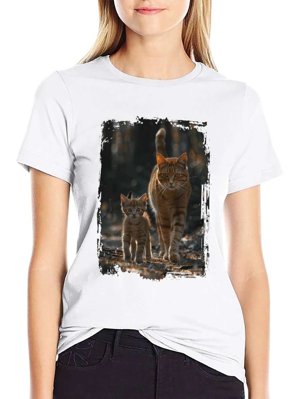 Cats & Kitten Graphic T-Shirt