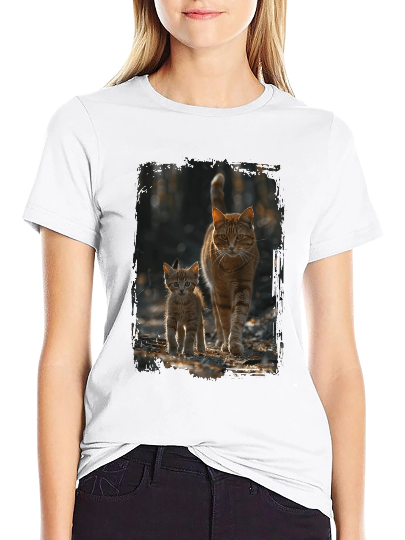 Cats & Kitten Graphic T-Shirt