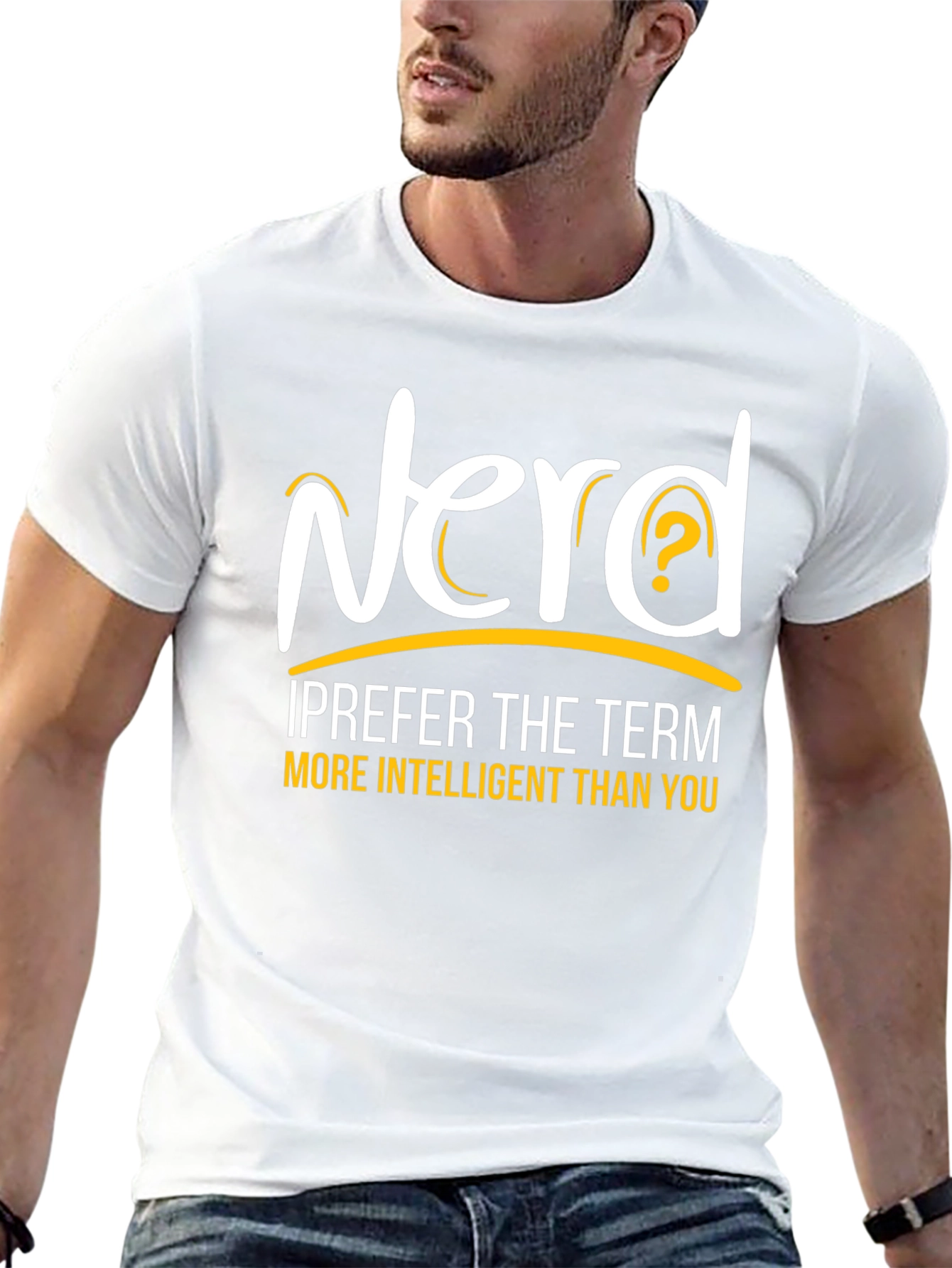 Nerd More Intelligent Than You Graphic T-Shirt