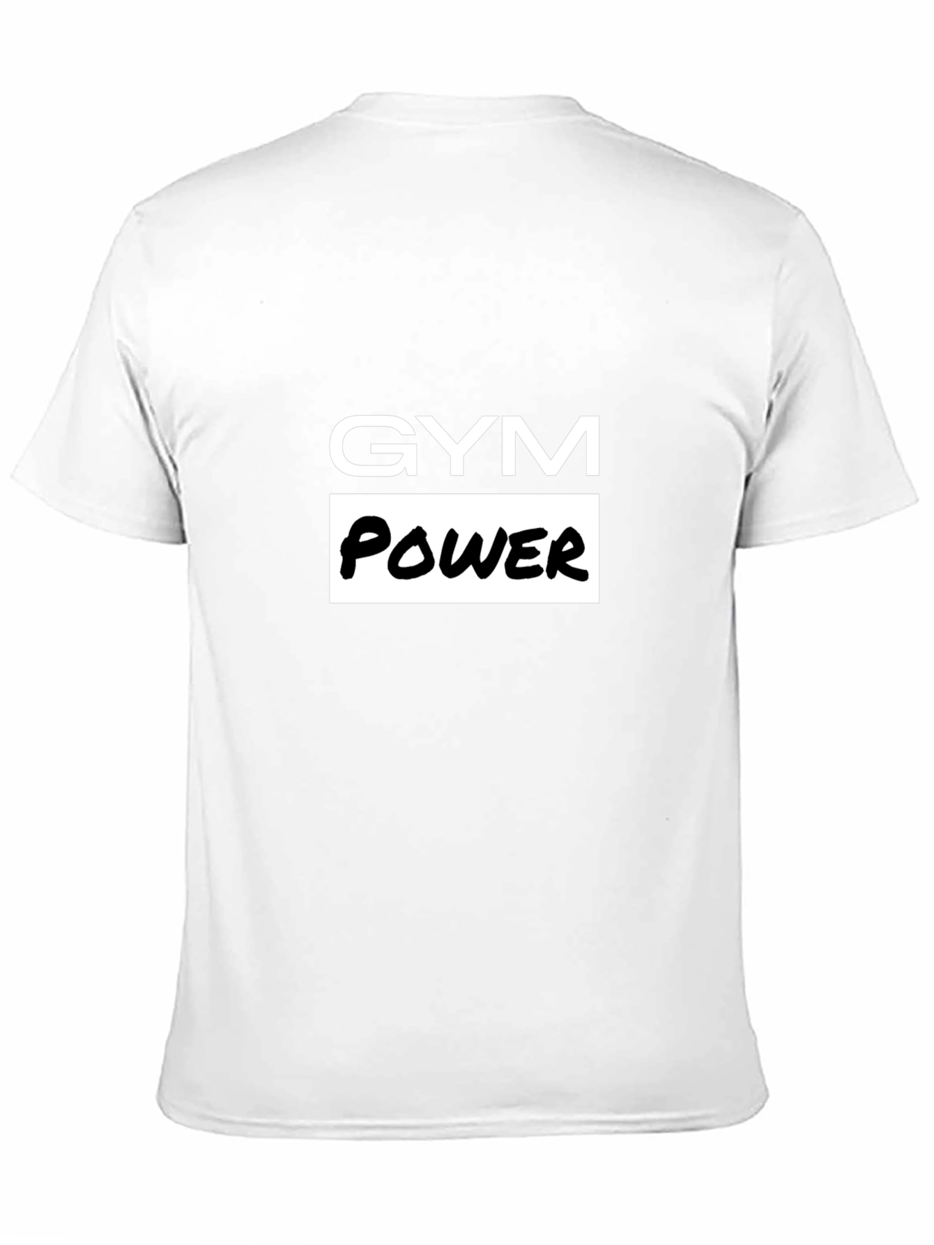 Gym Power Black T-Shirt - Workout Apparel