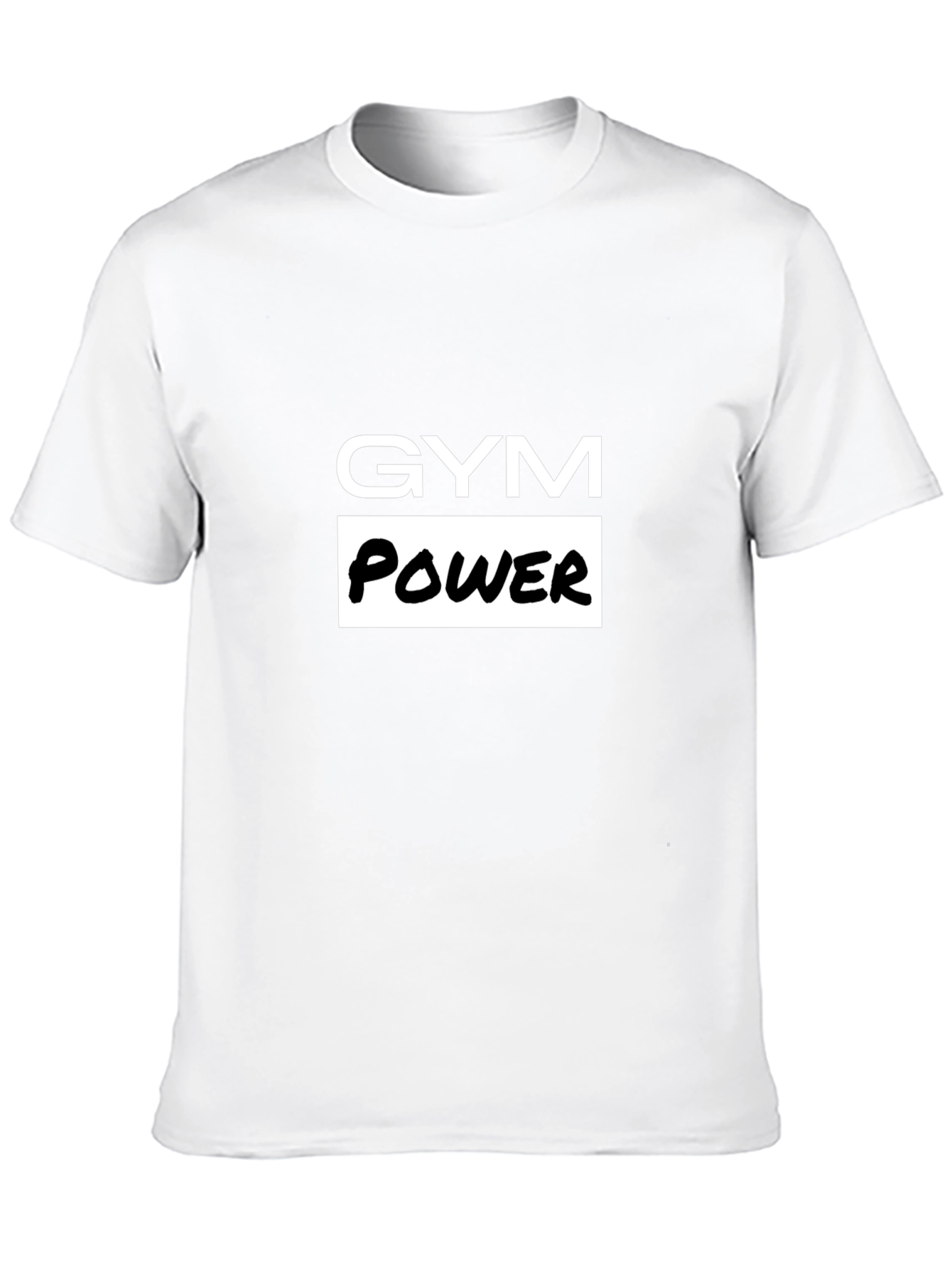 Gym Power Black T-Shirt - Workout Apparel