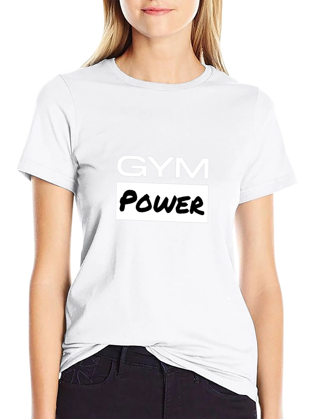 Gym Power Black T-Shirt - Workout Apparel