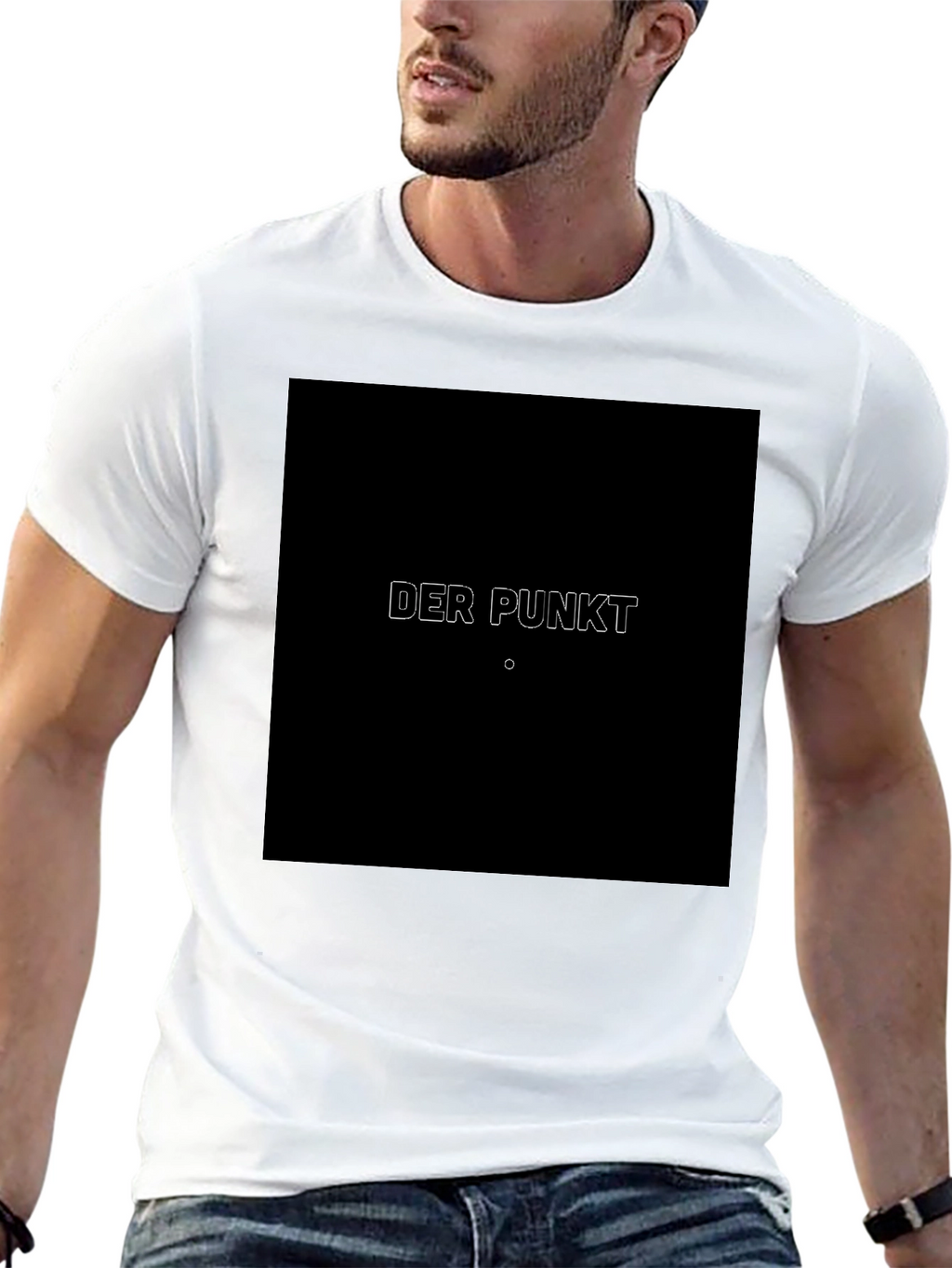 Der Punkt T-Shirt - Modern Minimalist Design
