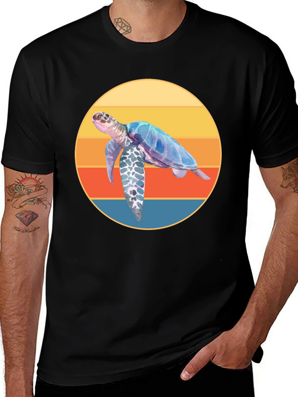 Sea Turtle Sunset T-Shirt