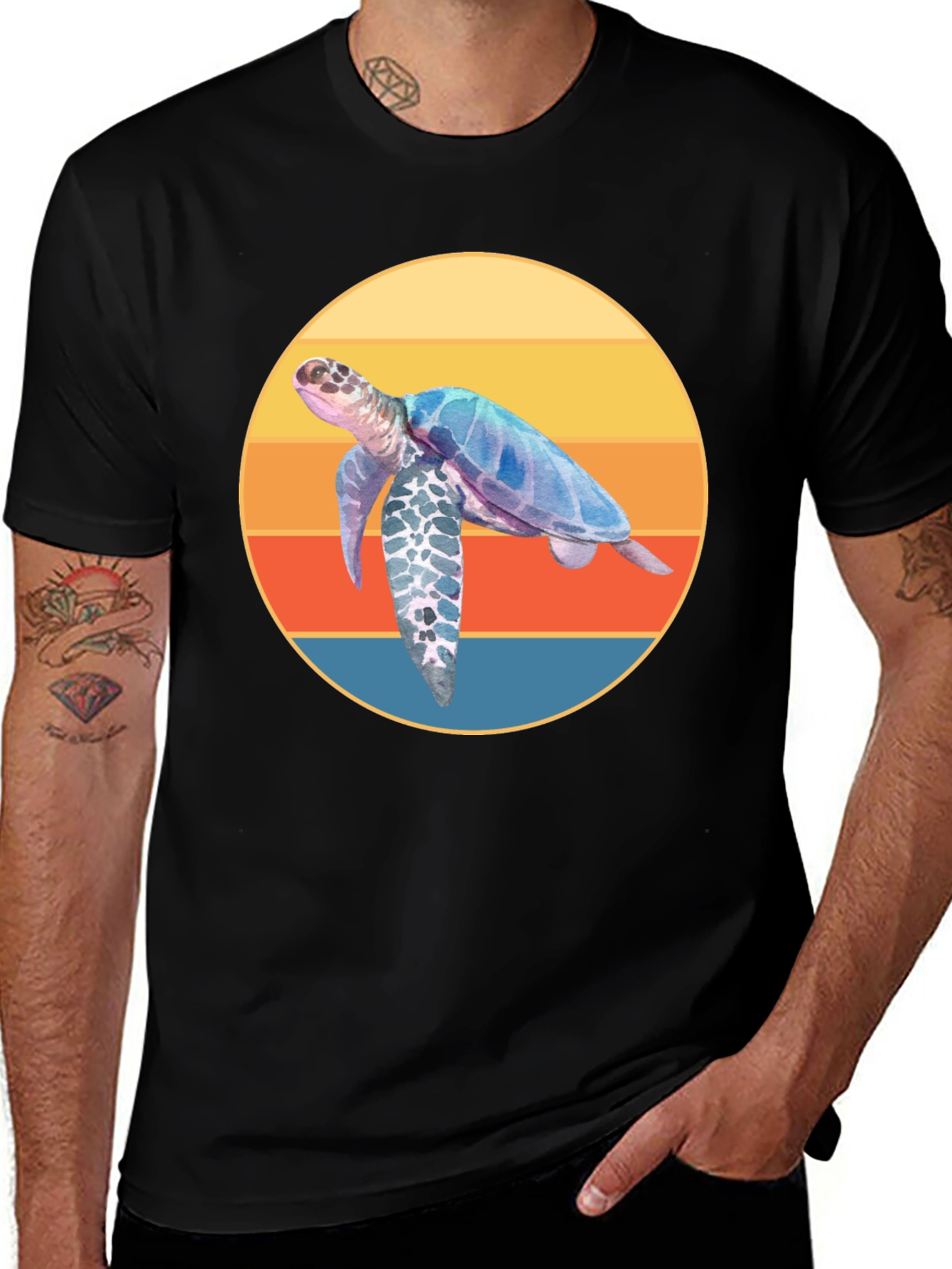 Sea Turtle Sunset T-Shirt