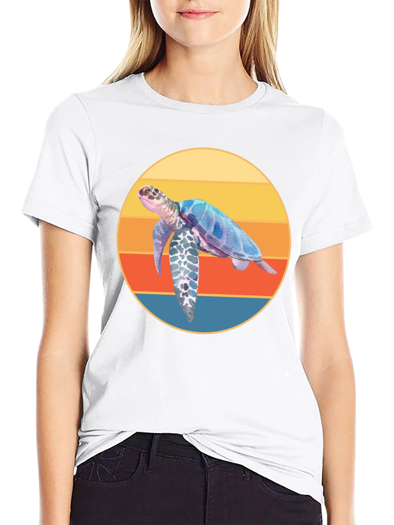 Sea Turtle Sunset T-Shirt
